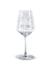 Mr. & Mrs. Panda Glas für Rotwein Biene Liebe mit Spruch in Transparent
