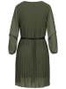 Cloud5ive Cloud5ive Cloud 5ive Pleated Dress with belt in military green