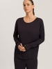 Hanro Longsleeve Yoga in black beauty