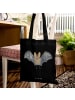Mr. & Mrs. Panda Tote Bag Fledermaus Flügel ohne Spruch in Schwarz