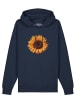 wat? Apparel Sweatshirt Sonnenblume in Dunkelblau