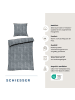 Schiesser Feinbiber-Bettwäsche-Set Missy in Grau