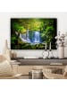 MuchoWow Leinwand bilder Dschungel Wasserfall (BxH)