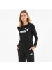 Puma Bodywear Sweatshirt ESS Logo Crew TR in Schwarz