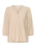 Kaffe Langarm-Bluse KAlui in Feather Grey CC