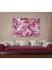 Mauro Ferretti Leinwanddruck mit lila Blumen, 80 x 3 x 120 cm