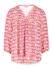CARTOON Blusenshirt mit Muster in Pink/Apricot