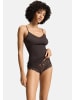 Hanro Spaghetti Top Cotton Seamless in Dark mocha