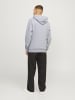 Jack & Jones Kapuzenpullover in Light Grey Melange