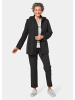 GOLDNER Kurzgröße:  Wasserabweisende Softshelljacke mit Kapuze in schwarz