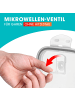 Gourmetmaxx GOURMETmaxx Glas-Frischhaltedosen Klick-it mit Mikrowellenventil - 12-tlg. - gra