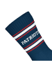 NFL Socken 6er Pack in New England Patriots/Weiß