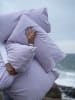 Erlich Textil  Cotton Select Kopfkissenbezug aus Bio-Baumwolle - atmungsaktiv in lavendel