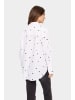 SAINT TROPEZ Langarm - Hemd DianneSZ Oversize fit in Ice Black Hearts