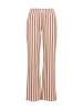 LSCN BY LASCANA Pyjamahose in braun-roségold-gestreift
