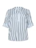 KAFFE curve Langarm-Bluse KCsida Regular fit in Celestial/Oyster Stripe
