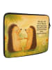 Mr. & Mrs. Panda Notebook Tasche Igel Liebe Design mit Spruch in Weiß