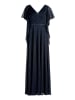 Vera Mont Abendkleid im Glitzer-Look in Dunkelblau/Grau