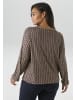 Aniston PLUS Langarmshirt in marine-braun-beige