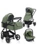 fillikid 3-1 Kombi-Kinderwagen-Set Fill Jaguar mit in gruen