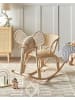 Beliani Kindersessel AMPOLLINO in Naturfarben - (W) 60 x (H) 74 x (L) 100 cm