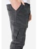 Timezone Cargohose Regular Fit Slim Leg Klappentaschen in Grau
