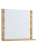 VCM  Badspiegel Wandspiegel Bad Spiegel Lendas 55x80 cm in Honig-Eiche