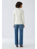 Oui Langarmshirt in gardenia