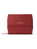 Lazarotti Bologna Leather Zip-Around Geldbörse Leder 12 cm in red