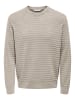 ONLY & SONS Strickpullover in Silver Lining