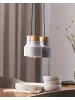 Beliani Pendelleuchten BAHT in Grau/Braun - (W) 12 x (H) 19 x (L) 12 cm