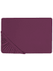 Beliani Bettlaken JANBU in Rot - (W) 200 x (H) 30 x (L) 200 cm