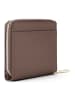 Lazarotti Bologna Leather Medium Zip-Around Geldbörse Leder 10 cm in taupe