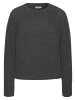 LASCANA Strickpullover in dunkelgrau meliert