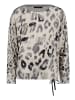 Betty Barclay Strickpullover langarm in Grau/Beige