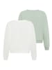 FLASHLIGHTS Sweatshirt in ecru, salbei