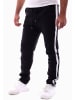 RESLAD Jogginghose mit Streifen in schwarz