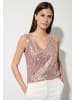 More & More Paillettentop in soft candy rose