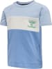 Hummel Druckknopf T-Shirt Raglanärmel Hmlaslan Jungen in SILVER LAKE BLUE
