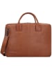 Plevier Gherkin Gherkin Aktentasche Leder 40 cm Laptopfach cognac