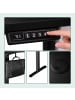 relaxdays Höhenverstellbarer Schreibtisch in Schwarz - (B)160 x (H)120 x (T)60 cm