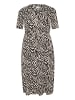 KAFFE curve Jerseykleid KCivena Regular fit in Moonstruck/Black Graphic
