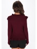 faina Women Sweater in burgundy