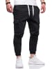 behype Cargohose HAWK in schwarz