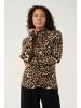 Cream Langarm-Shirt CRLeoa Feminine in Big Animal Spots