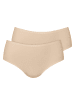 Anita 2er Pack High Waist String in desert