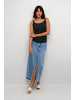 Kaffe Jerseytop KAcecilia Slim fit in Silver Glitter Knit