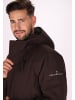 DreiMaster Herren Winterjacke in Dunkelbraun