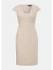 comma Kleid kurz in Beige