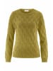 Hessnatur Hessnatur Strick Pullover Regular aus Bio-Baumwolle und Wolle in sommermoos